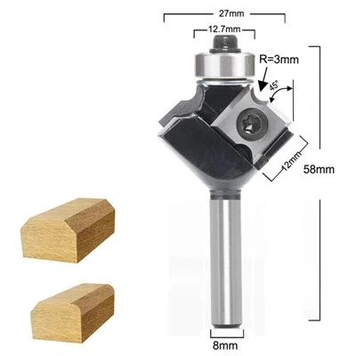 Replacement Bevel Trimming Bit