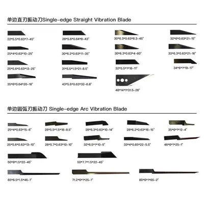 Single-edge Straight Vibration Blade